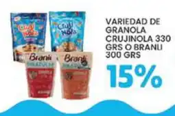 Alsuper variedad de granola oferta