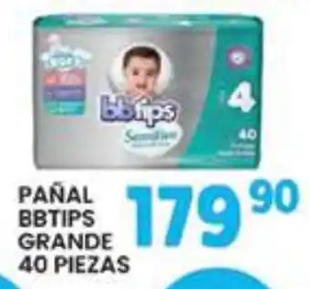 Alsuper Bbtips pañal grande oferta