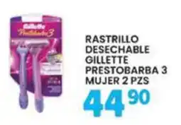 Alsuper Gillette Rastillo Desechable Prestobarba 3 Mujer oferta