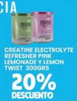 Alsuper Creatine Electrolyte Refresher Pink Lemonade Y Lemon Twist oferta