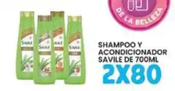 Alsuper savile shampoo y acondicionador oferta