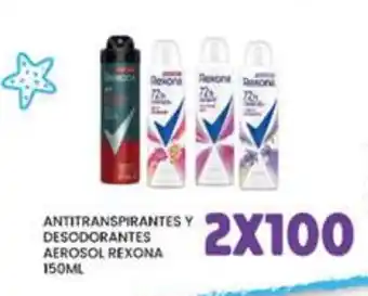 Alsuper Rexona antitranspirantes y desodorantes aerosol oferta