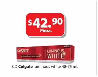 Zorro CD Colgate Luminous White 48-75ml oferta