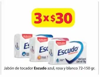 Zorro Jabon de tocador Escudo azul, rosa y blanco 72-150 gr oferta