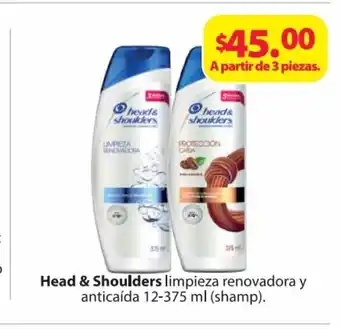 Zorro Head & Shoulders limpieza renovadora y anticaida 12-375 ml oferta