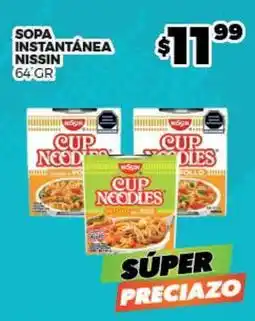 Merco Nissin - sopa instantánea oferta