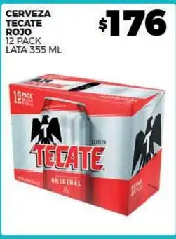 Merco Tecate - rojo lata 355 ml oferta