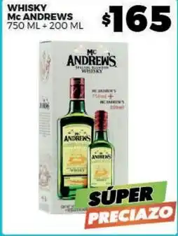 Merco Whisky 750 ml + 200 ml oferta