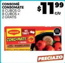 Merco Maggi - consomé consomate 8 cubos o 8 cubos + 2 gratis oferta