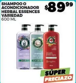 Merco Herbal essences - shampoo o acondicionador oferta