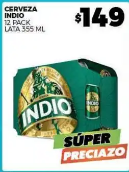 Merco Indio - cerveza lata 355 ml oferta