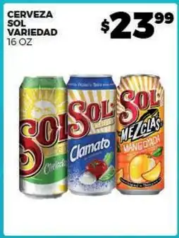 Merco Sol - cerveza sol variety oferta