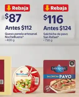 Walmart Express NocheBuena queso panela artesanal oferta