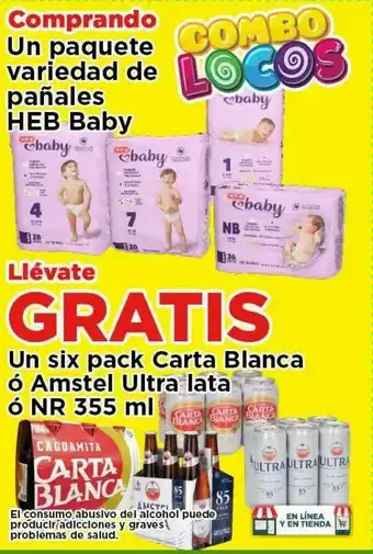 HEB Pañales heb baby oferta