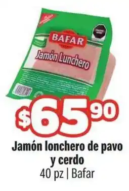 Smart & Final Bafar jamón lonchero de pavo y cerdo oferta