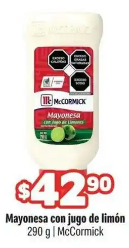 Smart & Final McCormick Mayonesa con jugo de limón oferta