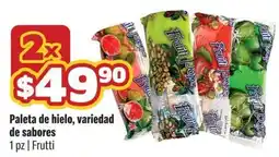 Smart & Final Frutti paleta de hielo, variedad de sabores oferta