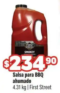 Smart & Final First Street Salsa para BBQ ahumado oferta