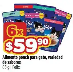 Smart & Final Felix Alimento pouch para gato, variedad de sabores oferta