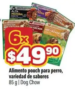 Smart & Final Dog Chow Alimento pouch para perro, variedad de sabores oferta
