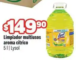 Smart & Final Lysol limpiador multiusos aroma cítrico oferta