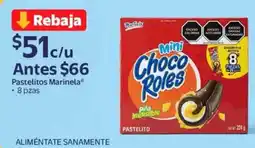 Walmart Express Marinela Mini Choco Roles oferta