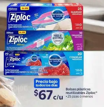 Ziploc Bolsas plásticas reutilizables