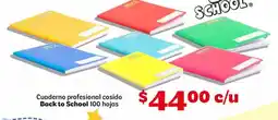 Soriana Mercado School Cuaderno profesional cosido oferta