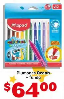 Soriana Mercado Maped Plumones Ocean oferta
