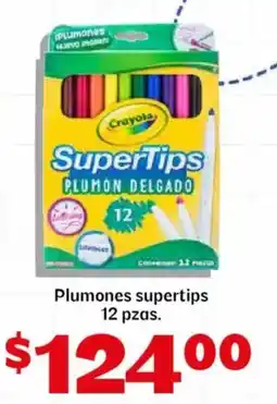 Soriana Mercado Crayola SuperTips Plumon Delgado oferta