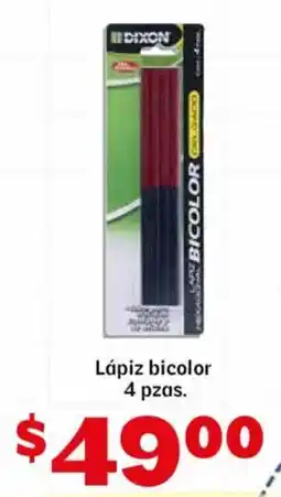 Soriana Mercado Dixon Lápiz bicolor oferta