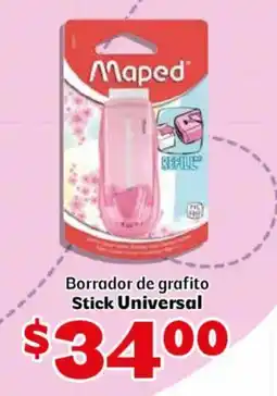 Soriana Mercado Maped Borrador de grafito Stick Universal oferta