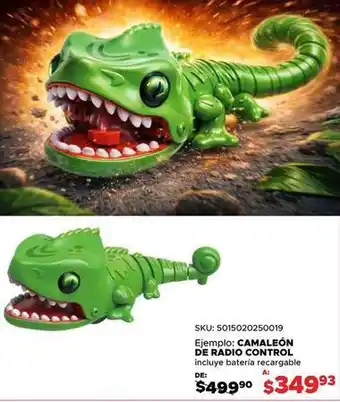 Camaleón de radio control