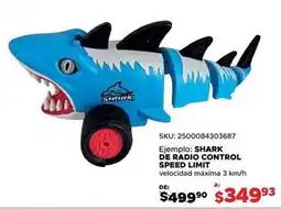 DelSol Shark de radio control speed limit oferta