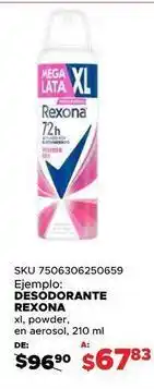 DelSol Rexona - desodorante oferta