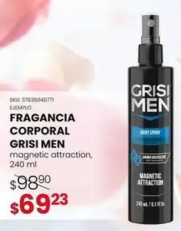 Woolworth Grisi - fragancia corporal men oferta