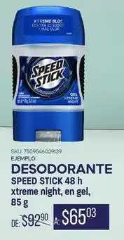Woolworth Speed stick - desodorante oferta