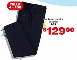 Soriana Mercado Pantalón escolar infantil B2S oferta