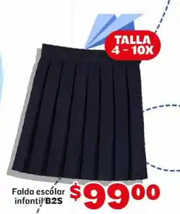 Soriana Mercado B2S Falda escolar infantil oferta