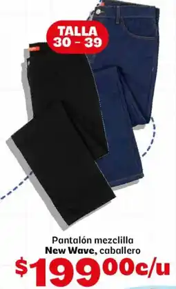 Soriana Mercado New Wave pantalón mezclilla caballero oferta