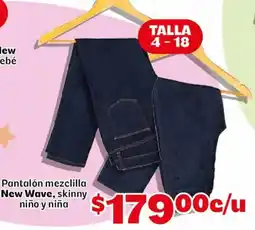 Soriana Mercado New Wave pantalón mezclilla skinny oferta