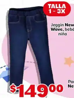 Soriana Mercado Jeggin New Wave, bebé niña oferta