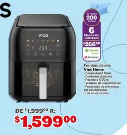 Soriana Mercado Vios freidora de aire Vios Home oferta