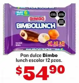 Soriana Mercado Bimbo pan dulce bimbo lunch escolar oferta