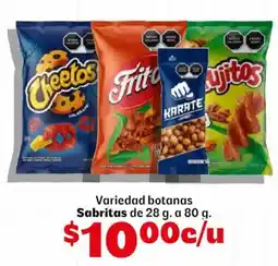 Soriana Mercado Variedad botanas oferta