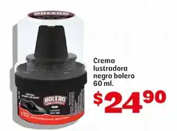Soriana Mercado bolero crema lustradora negra oferta