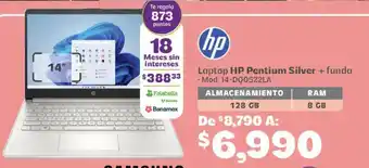 Hp laptop hp pentium silver