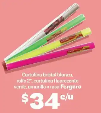Fergero cartulina bristol blanca cartulina fluorescente verde amarillo o rosa