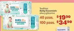 Soriana Híper Baby essentials toallitas aloe y glicerina oferta