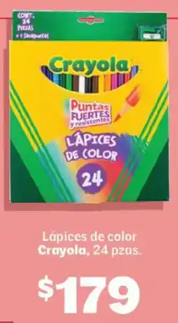 Soriana Híper Crayola Lápices de color oferta